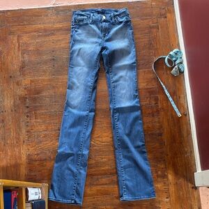 Fidelity Dark Blue Flare Jeans